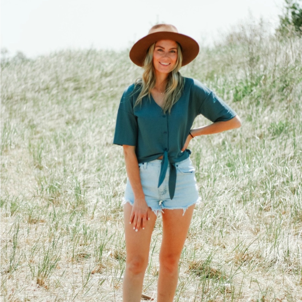 Button up tee